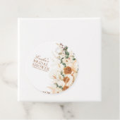 Bold Boho Calla Lilies Floral Round Geschenkanhänger (Beispiel)