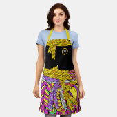 BOLD BOHO-RAID-Design Schürze (Getragen)