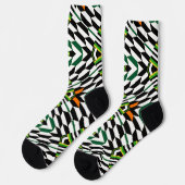 Bold Boho Tribal Look Crew Socks Socken (Linkes Detail)