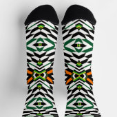 Bold Boho Tribal Look Crew Socks Socken (Oben)