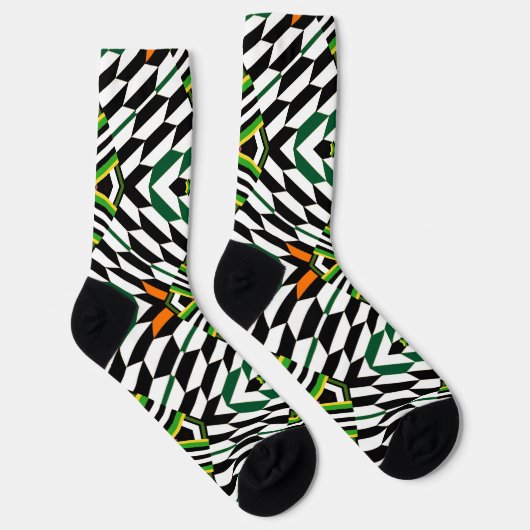 Bold Boho Tribal Look Crew Socks Socken (Rechts)