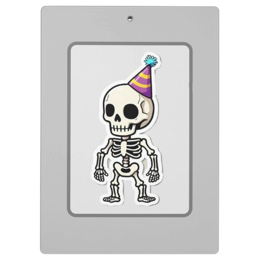 "Bold Bone Design" Klemmbrett (Rückseite)