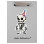 "Bold Bone Design" Klemmbrett (Vorderseite)