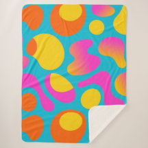 Bold Boogie – Abstract Retro Pop Blanket  