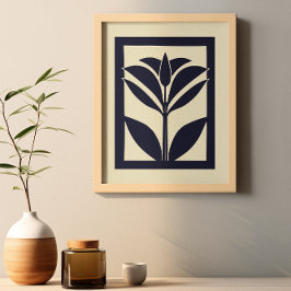 Bold Botanical Shadow Poster