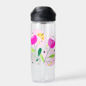 Bold Bright Florals Trinkflasche (Rückseite)