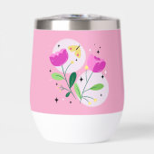 Bold Bright Florals Wasserflasche (Vorderseite)