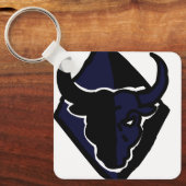 Bold Bull Symbol Keychain – Simple, Stylish  Schlüsselanhänger (Vorderseite)