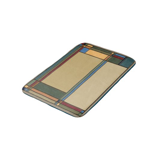 Bold Bungalow Colors Badematte (Schrägansicht)