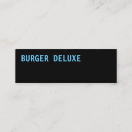 BOLD Burger Blue Mini Visitenkarte