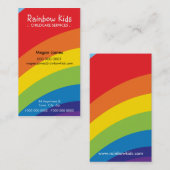 BOLD BUSINESS CARD :: Spaß beim Regenbogen 2P Visitenkarte (Vorne/Hinten)