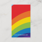 BOLD BUSINESS CARD :: Spaß beim Regenbogen 2P Visitenkarte (Rückseite)
