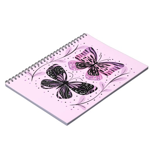 Bold Butterfly Duo Notizblock (Linke Seite)