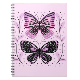 Bold Butterfly Duo Notizblock