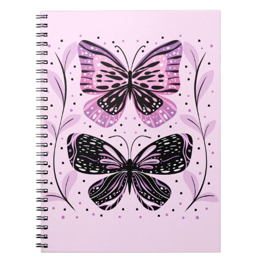 Bold Butterfly Duo Notizblock (Vorderseite)