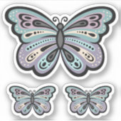 Bold Butterfly Vinyl Aufkleber (Vorderseite)