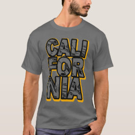 Bold California Graphic T - Shirt Design