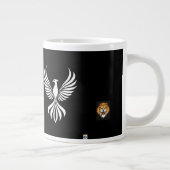 Bold Calm Reminder Coffee Mug Jumbo-Tasse (Rechts)