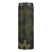 Bold Camouflage Pattern Outdoor Enthusiasts Hunter Thermosbecher (Rückseite)
