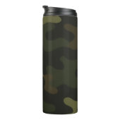 Bold Camouflage Pattern Outdoor Enthusiasts Hunter Thermosbecher (Nach rechts gedreht)