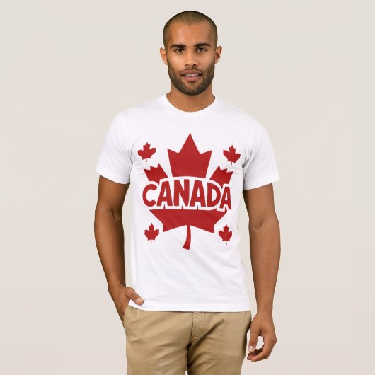 Bold Canada Maple Leaf T-Shirt (Vorne ganz)