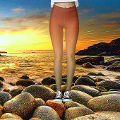 Bold Canyon Sunset Ombre Gefärbte Krawatte Leggings