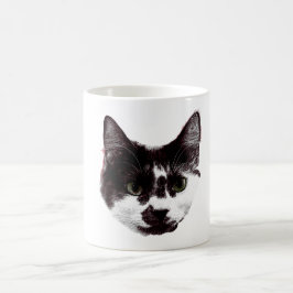 Bold Cat Gaze | Ink Style Mug Kaffeetasse