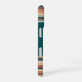 Bold Center Retro Stripe iPhone 16 Hülle (Rechte Seite)
