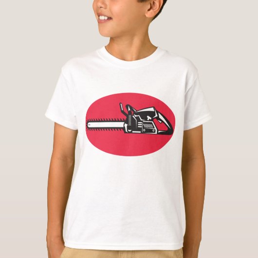 Bold Chainsaw Lumberjack Logging Tool T-Shirt (Vorderseite)