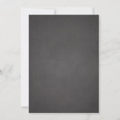 Bold Chalkboard Ankündigung Datum freihalten (Rückseite)