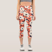 Bold & Chic Anemone Capri Leggings (Vorderseite)