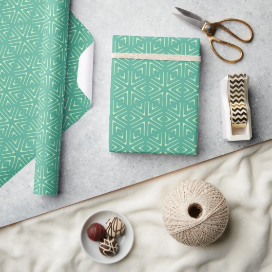 Bold Chic Artisan Classic Girlfriend Birthday Geschenkpapier (Kunsthandwerk)