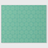 Bold Chic Artisan Classic Girlfriend Birthday Geschenkpapier (Flach)