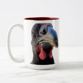 Bold Chicken Mug - Hens Looking At You!  Zweifarbige Tasse (Links)