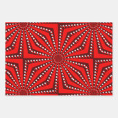 Bold Circus Starburst Background Geschenkpapier Set (Vorderseite 2)