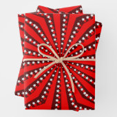 Bold Circus Starburst Background Geschenkpapier Set (Beispiel)