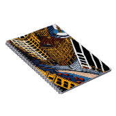 Bold Cityscape Illustration Notebook Notizblock (Rechte Seite)