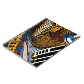 Bold Cityscape Illustration Notebook Notizblock (Linke Seite)