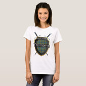 Bold Clan Thompson Tartan Scottish Shield T-Shirt (Vorne ganz)
