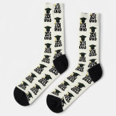 Bold Class of 2026 Graduation Socken (Linkes Detail)
