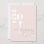 Bold Classic Typografy Foto Abschluss Einladung (Rückseite)