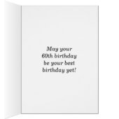 Bold, Cloudy Sky, Imitate Gold 60. Geburtstag + Na (Innen (Rechts))