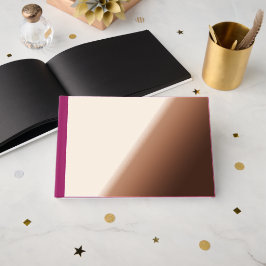 Bold Color Block Wedding Invite – Magenta Gästebuch