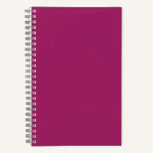 Bold Color Block Wedding Invite – Magenta Notizblock (Vorderseite)