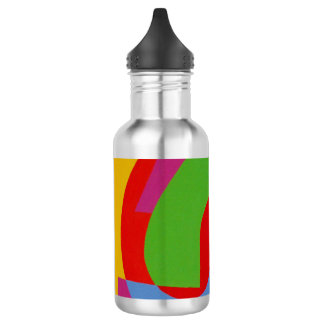Bold Color Swirls Stainless Water Bottle Edelstahlflasche