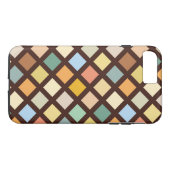 Bold Colorful Diamond Pattrn Case-Mate iPhone Hülle (Rückseite (Horizontal))