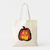 Bold Colorful Minimalist Halloween Tote Bag Tragetasche (Rückseite)