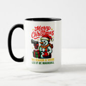 Bold Combo Mug Gangster Snowman unique Christmas Tasse (Links)