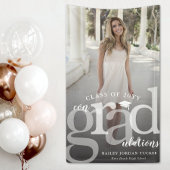 Bold ConGRADulations Foto Abschluss Banner