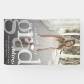 Bold ConGRADulations Foto Abschluss Banner (Horizontal)